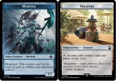 Merfolk (0005) // Treasure (0002) Double-Sided Token - Foil